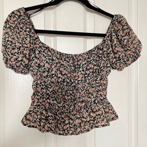 Floral crop top